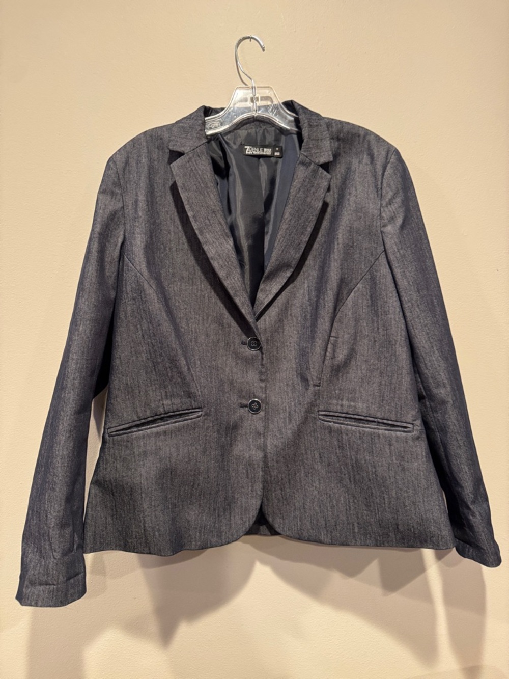New York & Company Denim-Style Blazer
